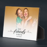 Plaque Photo BFF Cadeau photo Besties Best Friends Moderne tend<br><div class="desc">BFF Cadeau photo Besties Best Friends Moderne tendance</div>