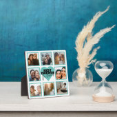Plaque Photo BFF Insta Photo Collage Coeur Turquoise (Insitu)