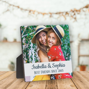 Plaque Photo BFF Meilleurs amis photo moderne tendance