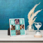 Plaque Photo BFF Turquoise Besties Photo Collage (Insitu)