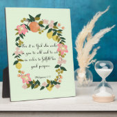 Plaque Photo Bible Verse Art - Philippiens 2:13 (Côté)