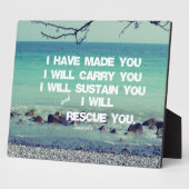 Plaque Photo Bible Verse Écriture (Côté)