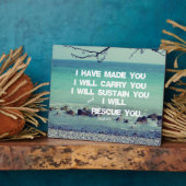 Plaque Photo Bible Verse Écriture (Côté)