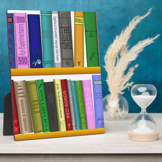 Plaque Photo bibliothèque bibliothèque bibliothèque lecture (Côté)