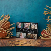 Plaque Photo Bibliothèque photo de collection de script moderne (Côté)