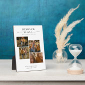 Plaque Photo Bien-aimée Maman Joyeuse Fête des Mères Collage ph (Côté)