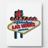 Plaque Photo Bienvenue à Las Vegas la Fabuleuse (Devant)