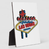 Plaque Photo Bienvenue à Las Vegas la Fabuleuse (Côté)