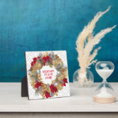 Plaque Photo BIENVENUE À NOTRE MAISON | Noël (Insitu)