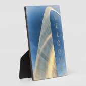 Plaque Photo Bienvenue à St Louis Gateway Arch (Côté)