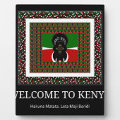 Plaque Photo Bienvenue sur Magical Kenya : Hakuna Matata (Devant)
