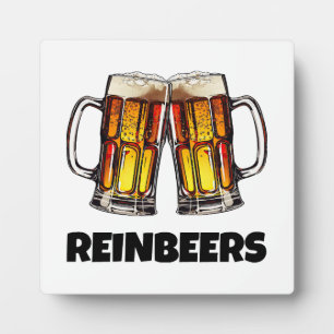 Plaque Photo Bière Noël Reinbeers