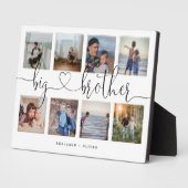 Plaque Photo Big Brother Script Brothers Cadeau photo Collage (Côté)