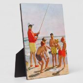 Plaque Photo Big Pole Little Fish par Richard Sargent (Côté)