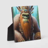 Plaque Photo Bigfoot Eco Warrior (Recto)