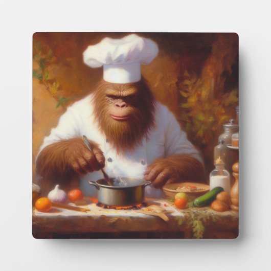 Plaque Photo Bigfoot le Chef (Devant)