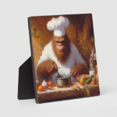 Plaque Photo Bigfoot le Chef (Recto)