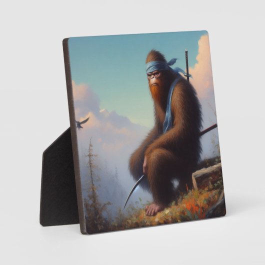 Plaque Photo Bigfoot Ninja (Recto)