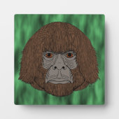Plaque Photo Bigfoot Portrait 2 (Comme l'Homme) (Devant)