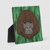 Plaque Photo Bigfoot Portrait 2 (Comme l'Homme) (Recto)