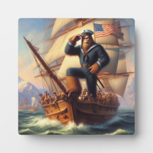 Plaque Photo Bigfoot Sailor