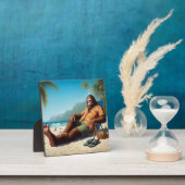 Plaque Photo Bigfoot sur la plage (Insitu)