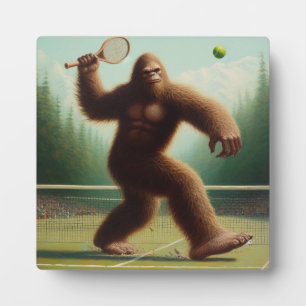 Plaque Photo Bigfoot Tennis
