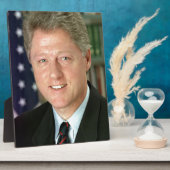 Plaque Photo Bill Clinton (Côté)