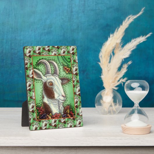 PLAQUE PHOTO BILLY CHÈQUE ET FEUILLES D'AUTOMNE, MERCI FERME (Côté)