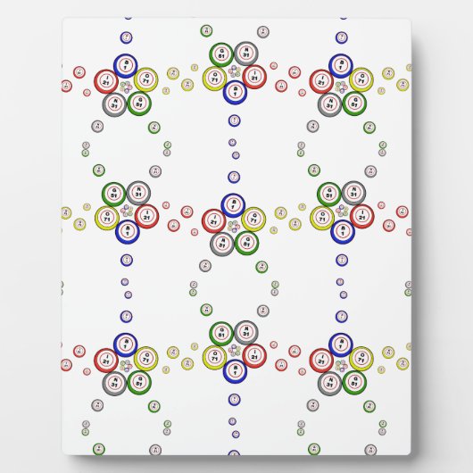 Plaque Photo Bingo Balls (Devant)