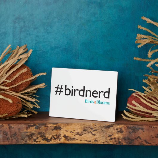Plaque Photo #BirdNerd (Côté)