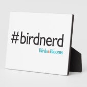 Plaque Photo #BirdNerd (Côté)
