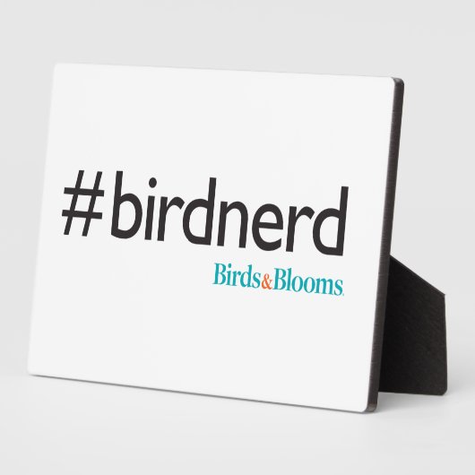 Plaque Photo #BirdNerd (Côté)
