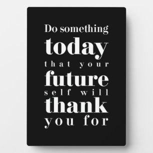Plaque Photo Birthday Gift Do Something Today