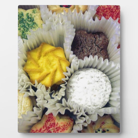 Plaque Photo Biscuits délicieux (Devant)