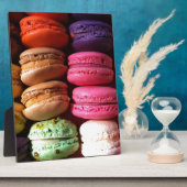 Plaque Photo biscuits macaron (Côté)
