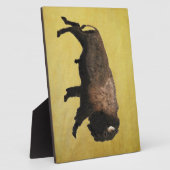 Plaque Photo Bison galopant (Côté)