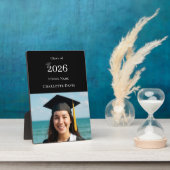 Plaque Photo Black white modern photo Graduate (Côté)