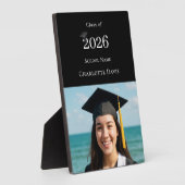 Plaque Photo Black white modern photo Graduate (Côté)