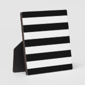 Plaque Photo Blancs Et Noirs Élégants (Recto)