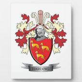 Plaque Photo Blason de la famille Harding (Devant)