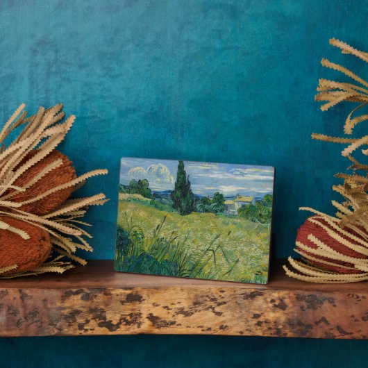 Plaque Photo Blé vert | 1889 (Côté)