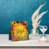 Plaque Photo Blessé Joli Floral Inspiration Whimsical Easel (Insitu)
