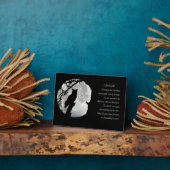 Plaque Photo Blessures de Samhain avec Owl Pagan (Côté)