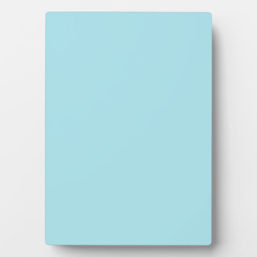 Plaque Photo Bleu Bleu Bleu (couleur solide) (Devant)