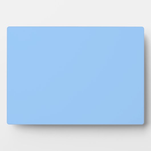 Plaque Photo Bleu clair (Devant)