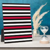 Plaque Photo Bleu rouge brun (Côté)