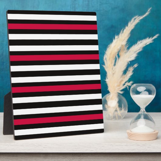 Plaque Photo Bleu rouge brun (Côté)