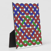 Plaque Photo Bleu, vert et rouge céleste noeuds (Côté)