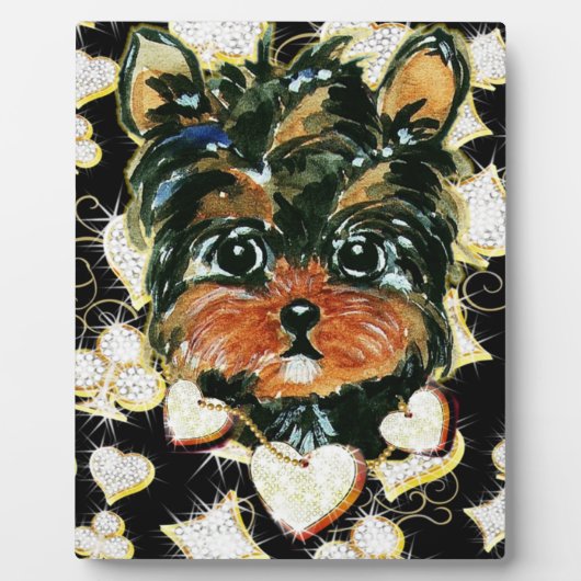 PLAQUE PHOTO BLING POO (Devant)